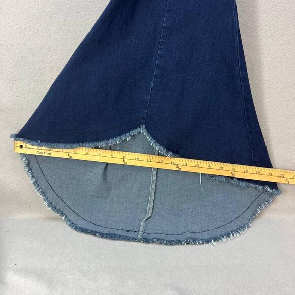 NWT Judy Blue Women's Super Flare Jeans Size 9/29 High Low Flare Side Zippers - Picture 6 of 16